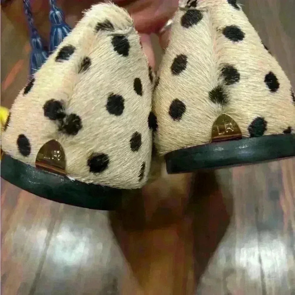 Designer Loeffler And Randall Calfskin Pointed Toe Flats Sz 5.5 - Picture 5 of 7